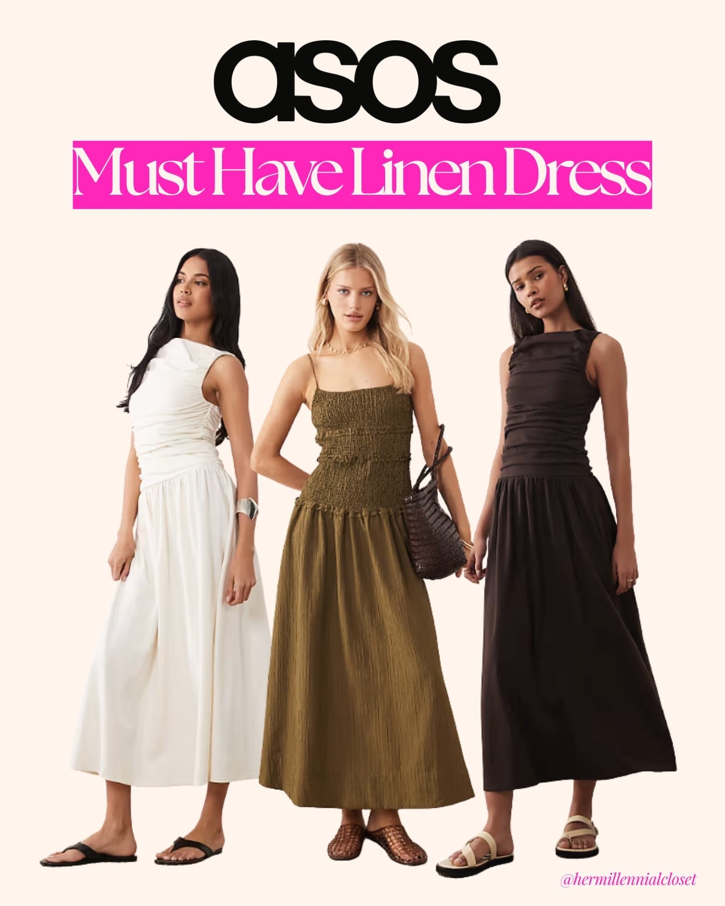 Still cant get enough of these pretty linen dress