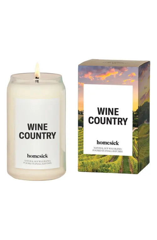 homesick Wine Country Candle in White at Nordstrom | Nordstrom