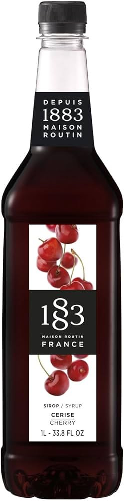 1883 Maison Routin Premium Cherry Syrup for Cocktails, Mocktails, Iced Tea, Smoothies - Vegan-Fri... | Amazon (UK)