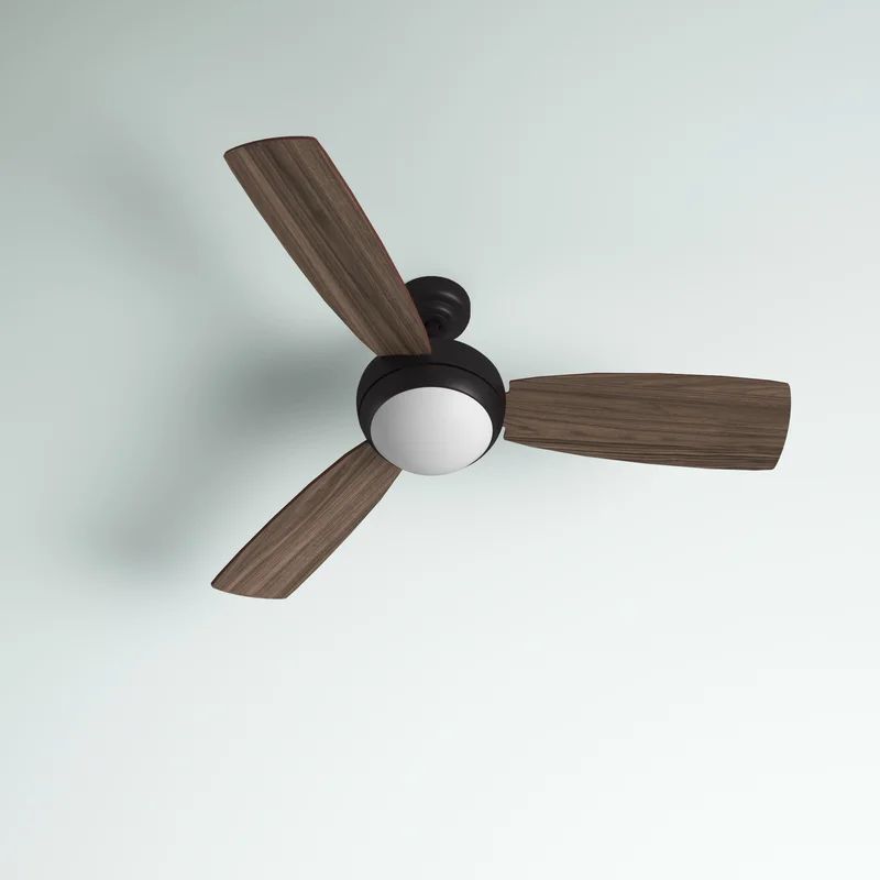 52'' Bruening 3 - Blade Propeller Ceiling Fan with Remote Control and Light Kit Included | Wayfair North America