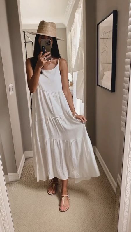I love this maxi dress from Amazon especially because it has lining and it's available in multiple colors. I'm just shy of 5-7" wearing a size small #StylinByAylin #Aylin

#LTKstyletip #LTKVideo #LTKSeasonal