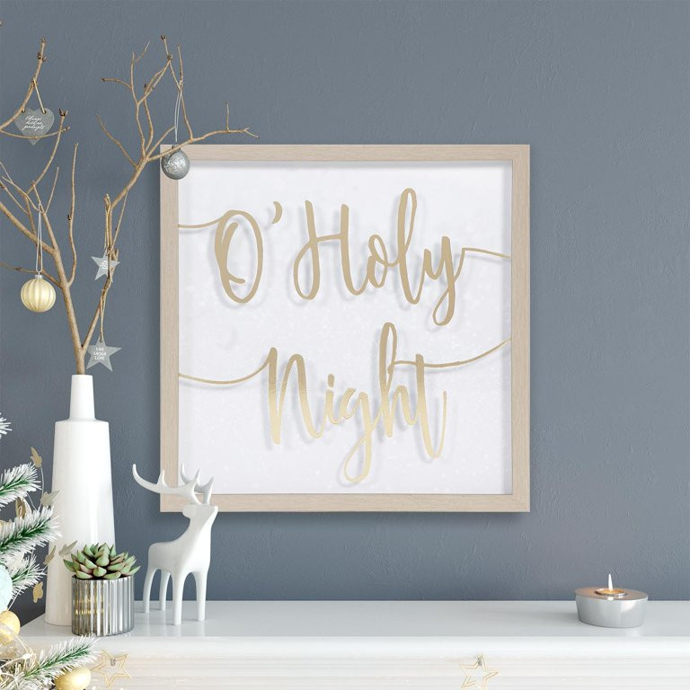 Holiday Time O Holy Night Hanging Decoration - Walmart.com | Walmart (US)