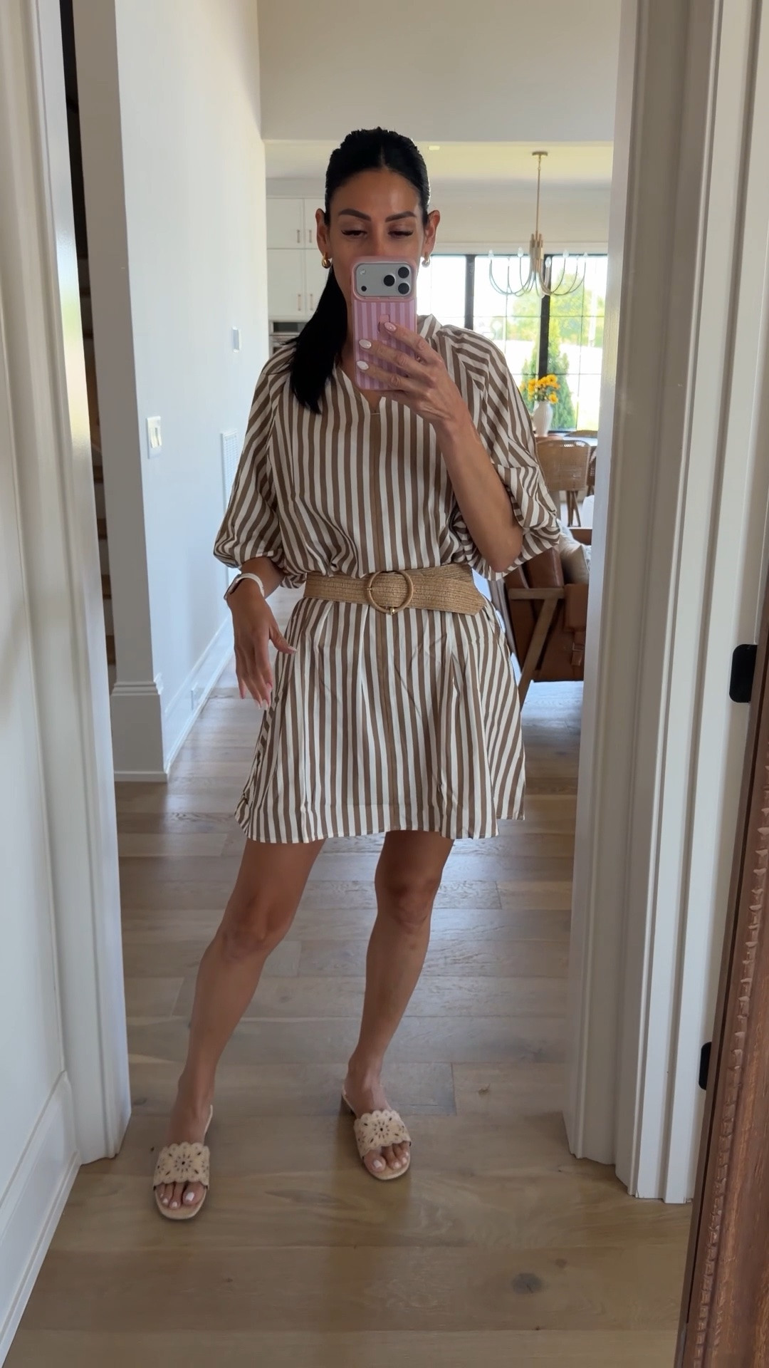 One of my favorite dresses I got lately! It’s a great quality, you can wear it as it comes or add a belt. The balloon sleeves are so pretty and it look like designer on a budget!

#LTKgrwm #LTKSeasonal #LTKootd