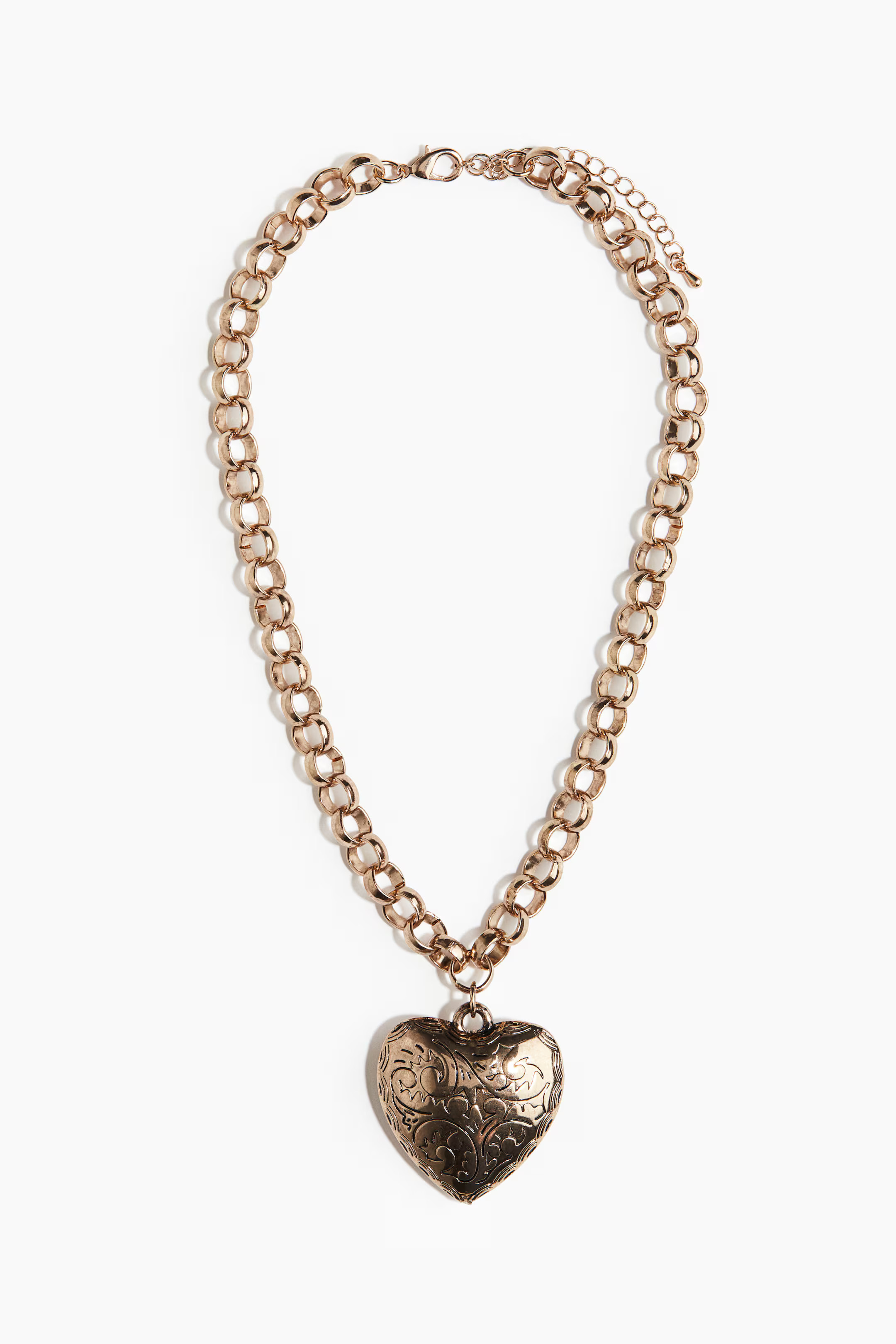 Heart-Pendant Chain Necklace | H&M (US + CA)