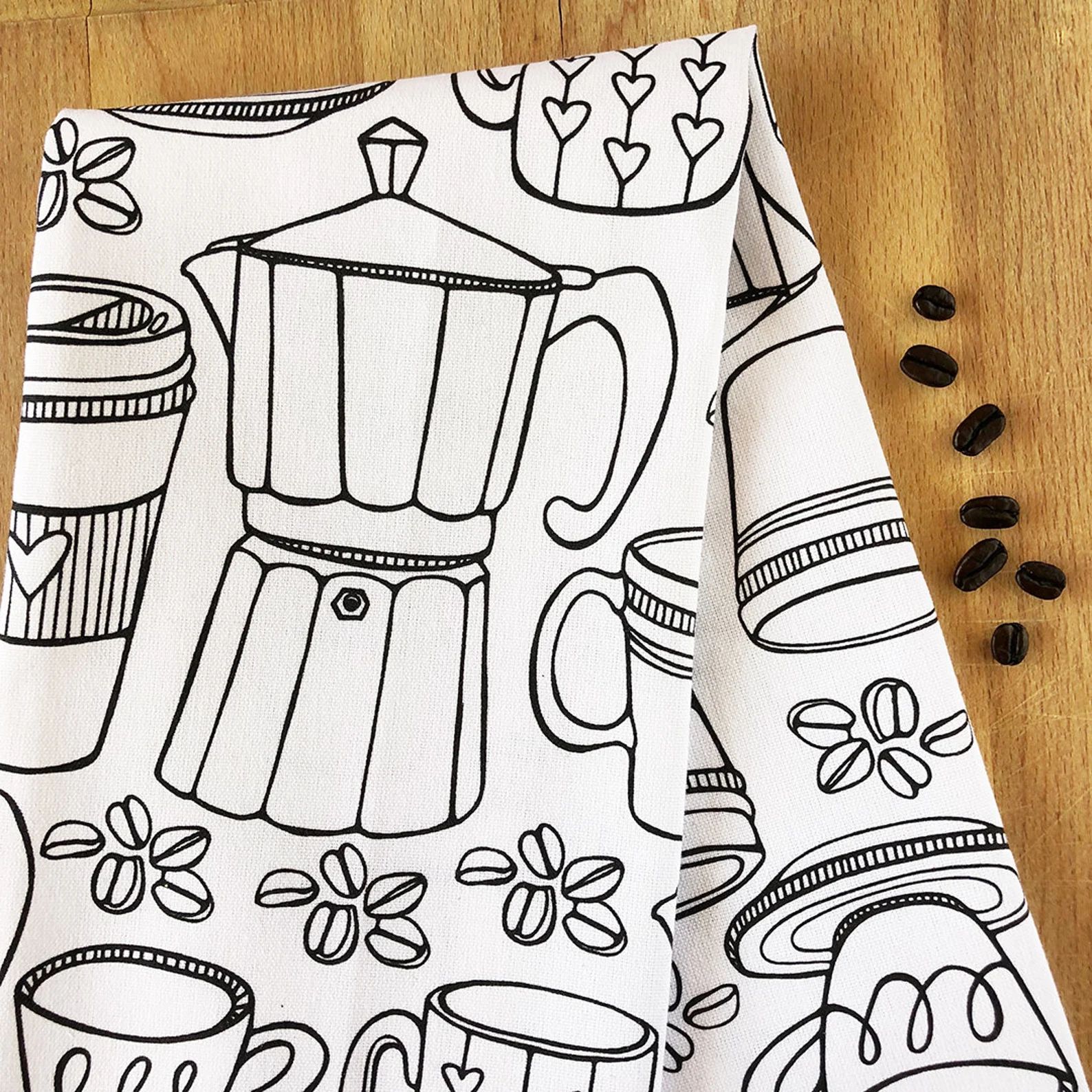 Coffee Tea Towel  Coffee Gift  Housewarming Gift  Screen | Etsy | Etsy (US)
