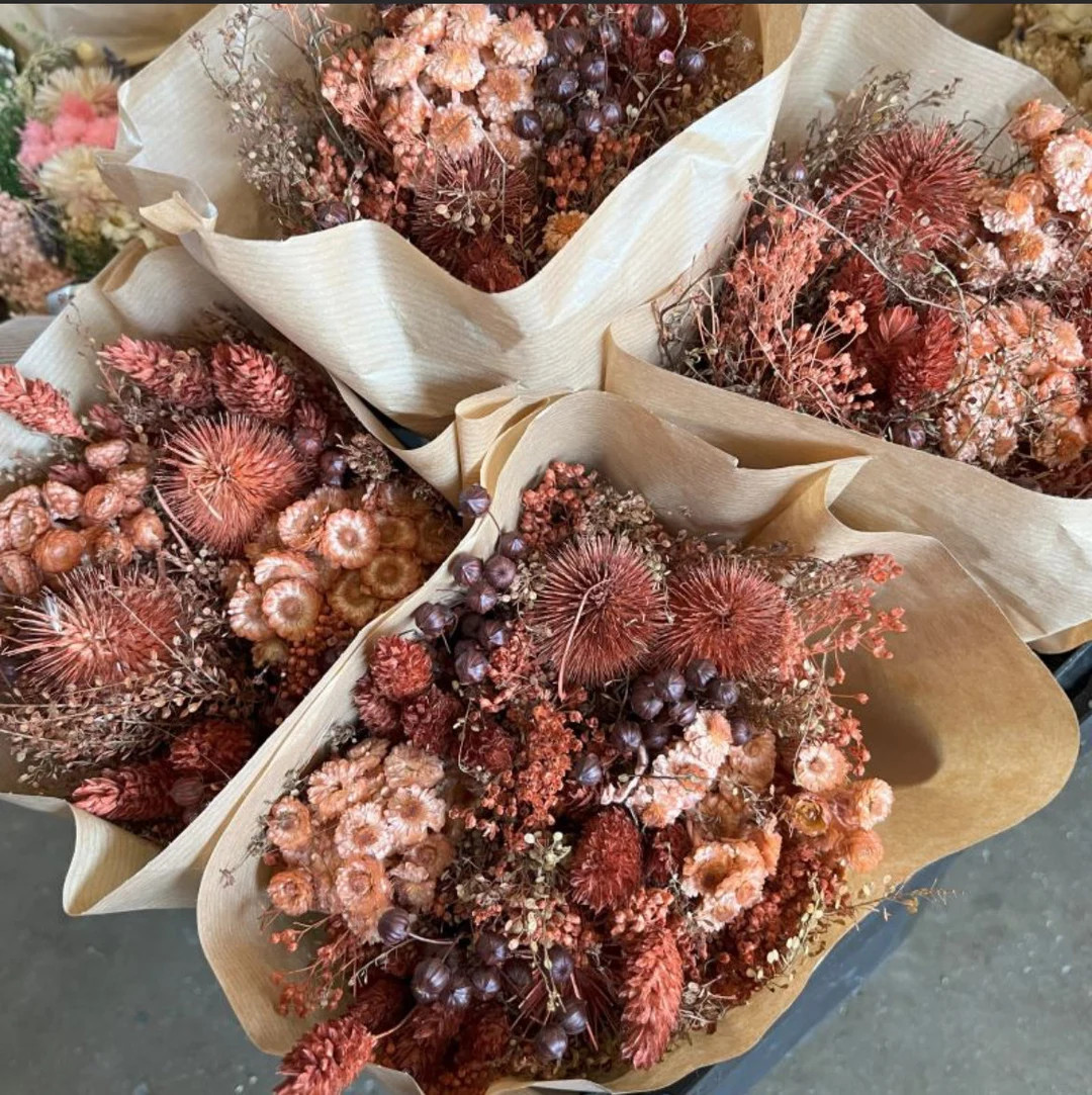 Dried Flower Bouquet - Budget Wedding Flowers, Elopement Flowers - Available in Many Colors! - Et... | Etsy (US)