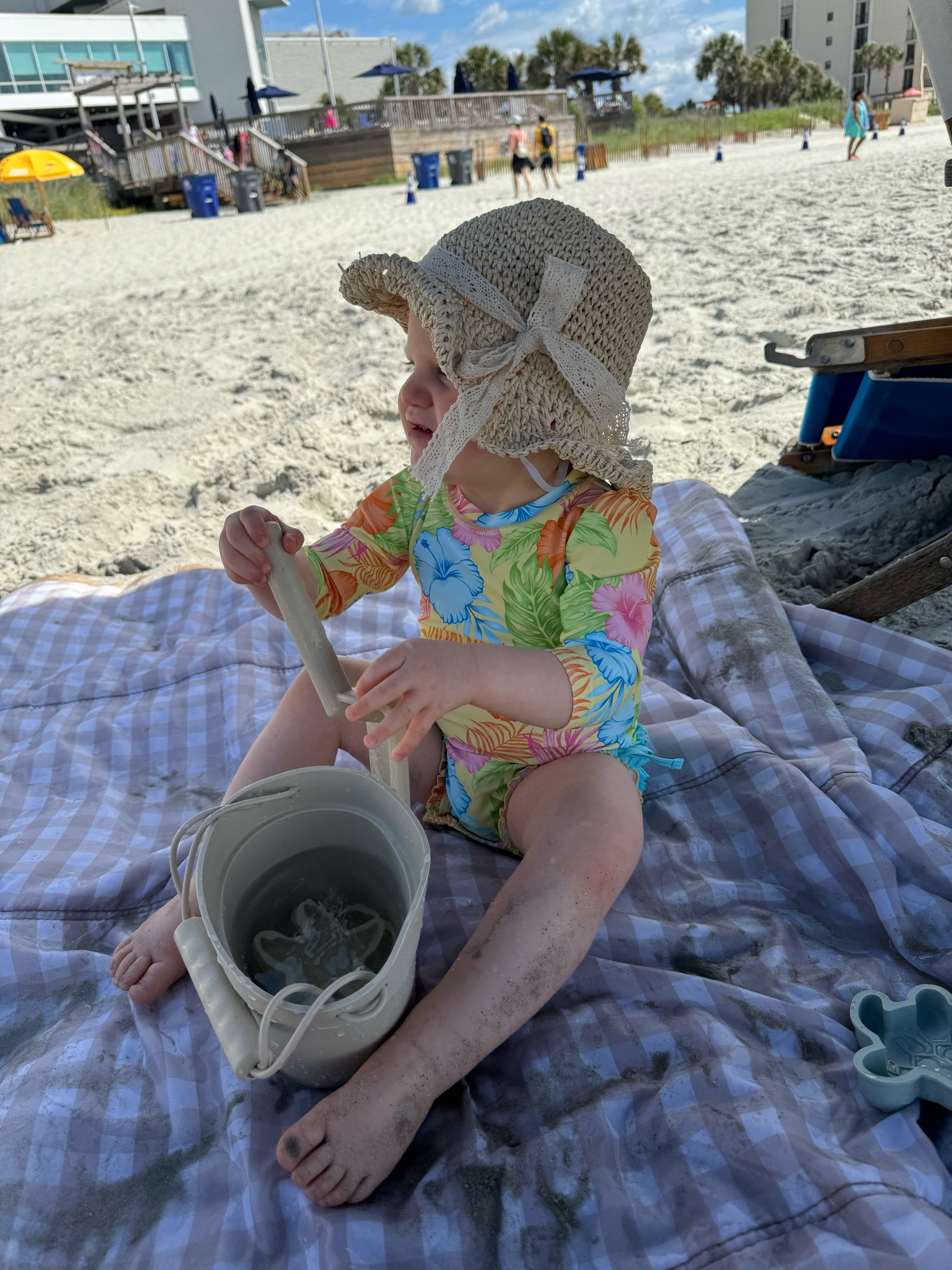 Baby beach outfit and toys, matching family swimsuits 

#LTKFamily #LTKTravel #LTKBaby