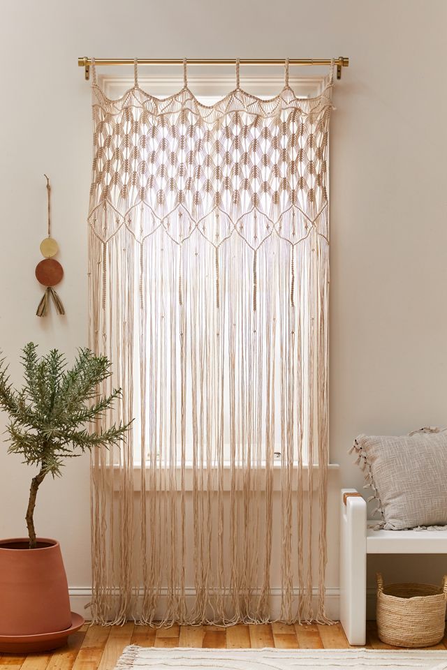 Millie Macramé Window Panel | Urban Outfitters (US and RoW)
