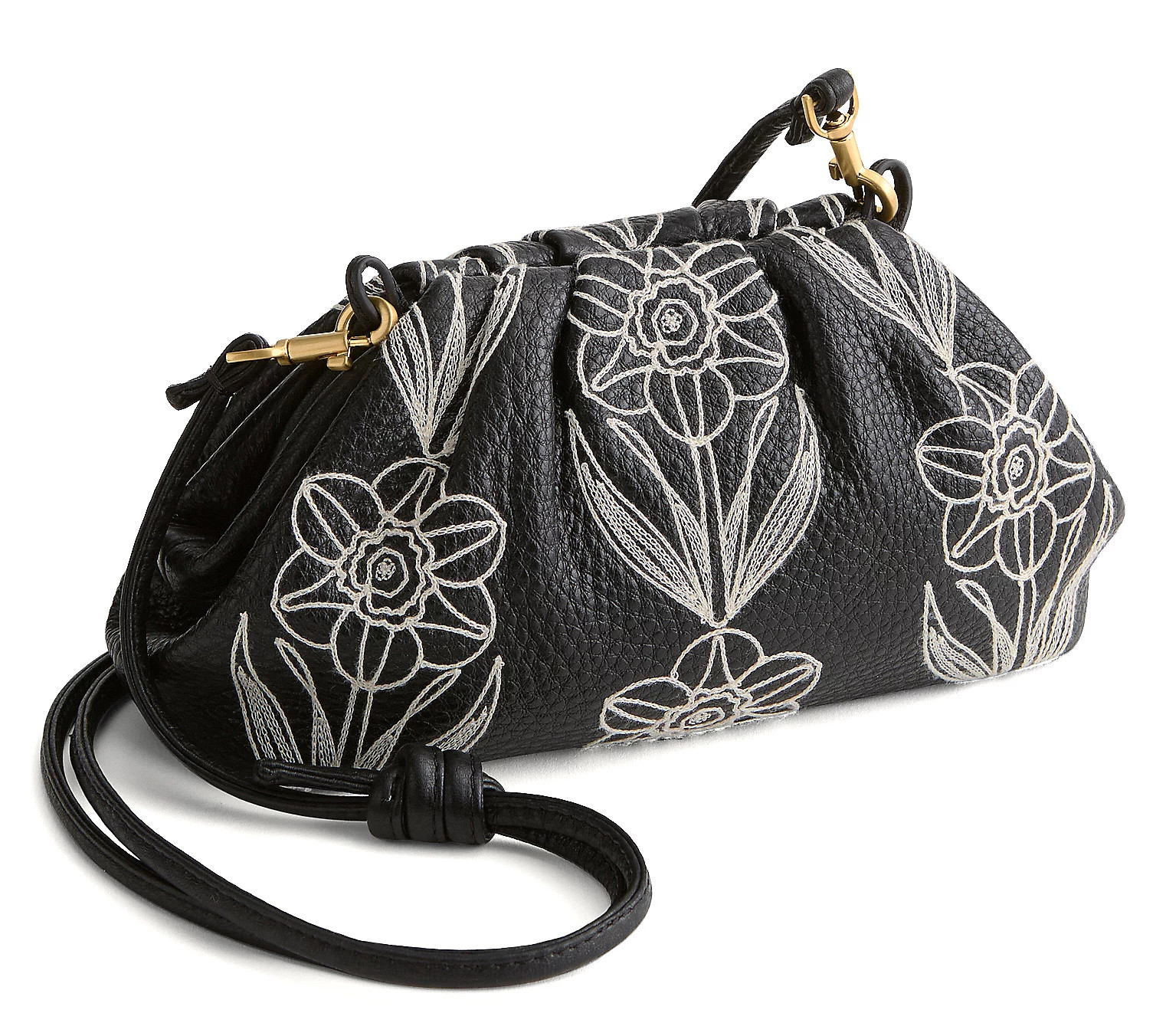 Vera Bradley Small Taber Leather Crossbody | QVC