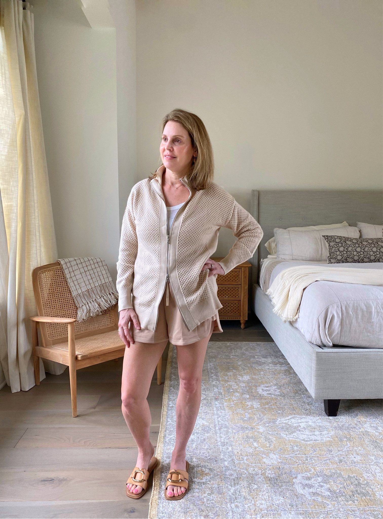 This zip sweater and shorts look so similar to the original Varley, yet at a fraction of the cost.  Check out my other Varley dupe posts--I have 10 dupe outfits!

Varrley dupe
Varley sweater dupe
Varley sweatshirt dupe
Varley pants dupe
High end clothing 
Casual clothing 
Travel outfit 
Running errands outfit 
activewear
Look for less
splurge vs save
varley clothing 
varley sale
varley sweatshirt
varley sweater
varley leggings 
half-zip sweatshirt 
active apparel 
activewear
spring fashion
spring style
athleisure
elevated wardrobe 
luxury activewear 
mom style
casual style
athletic wear
summer style
designer looks for less
women's fashion
capsule wardrobe
#fashiondupes
#activewear
#looksforless

#LTKtravel #LTKActive #LTKfindsunder50