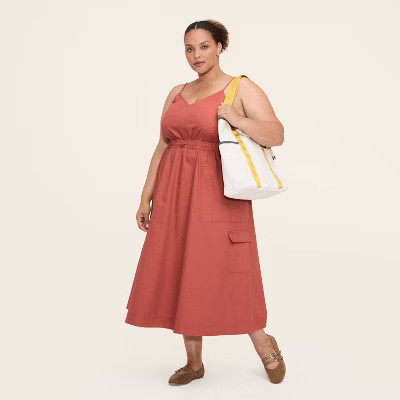 Women's Utility Midi Dress - Woolrich x Target Cinnamon XXL | Target