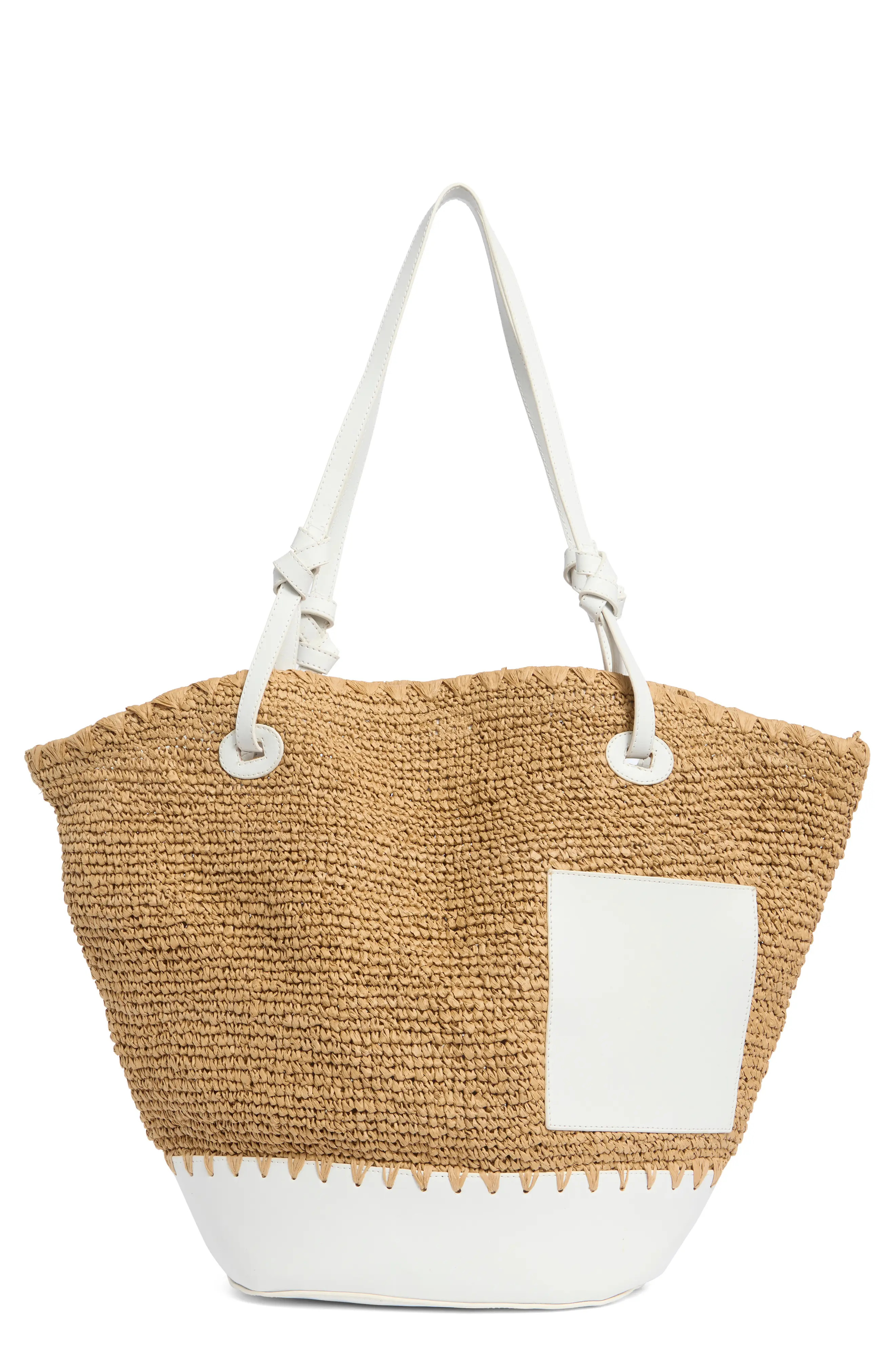 Curved Straw Tote Bag (Women) | Nordstromrack | Nordstrom Rack