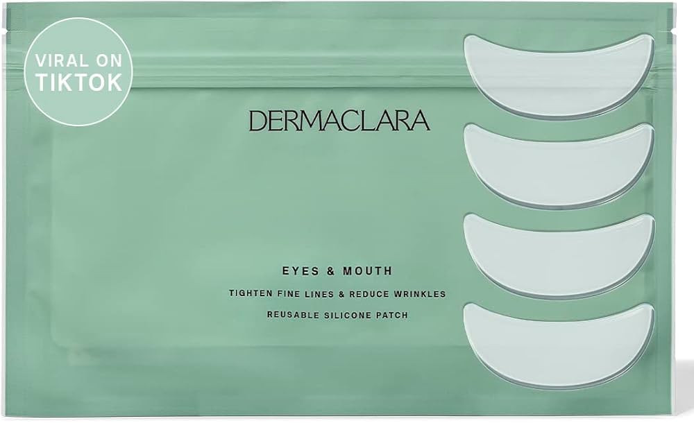 Dermaclara Siliconefusion Eyes and Mouth Patches - Reusable, Hypoallergenic, Dermatologist Tested... | Amazon (US)