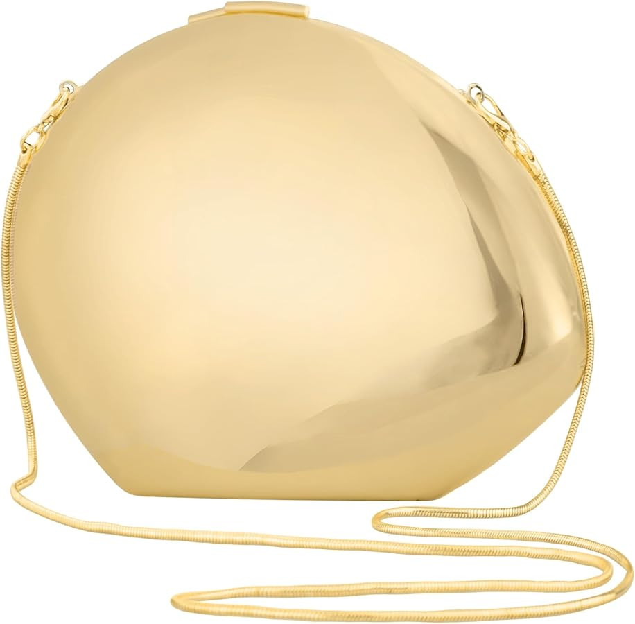 Comeon Women Evening Clutch Bags Metal Evening Handbag Small Party Night Purses Wedding Cocktail ... | Amazon (US)