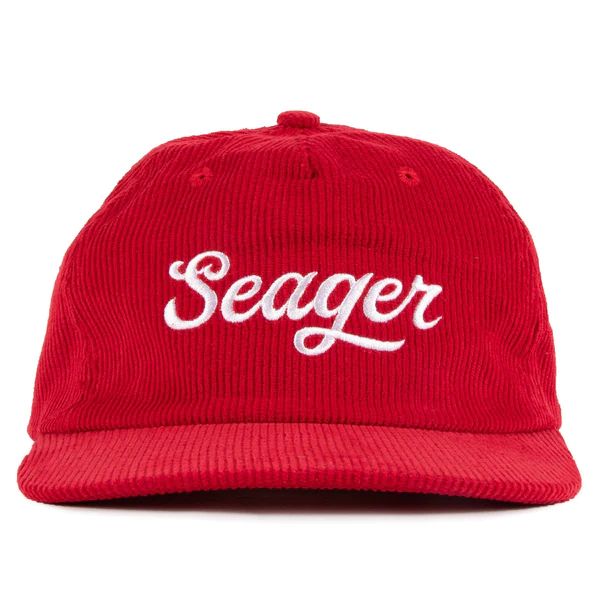 Seager Hat Big Red Corduroy Snapback | Hansen Surfboards