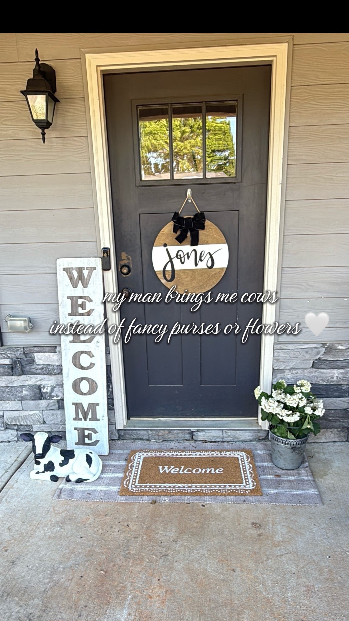 I showed him a video of a porch cow yesterday…
I didn’t think anything of it…
and today I come home to one sitting on my porch 🐄🤍
He listens to the little things… and that means everything! 

Now if he could also save my hydrangeas that would be great because we STRUGGLING over here 😅🌿

@tractorsupply 

#LTKMothersDay #LTKSeasonal #LTKHome