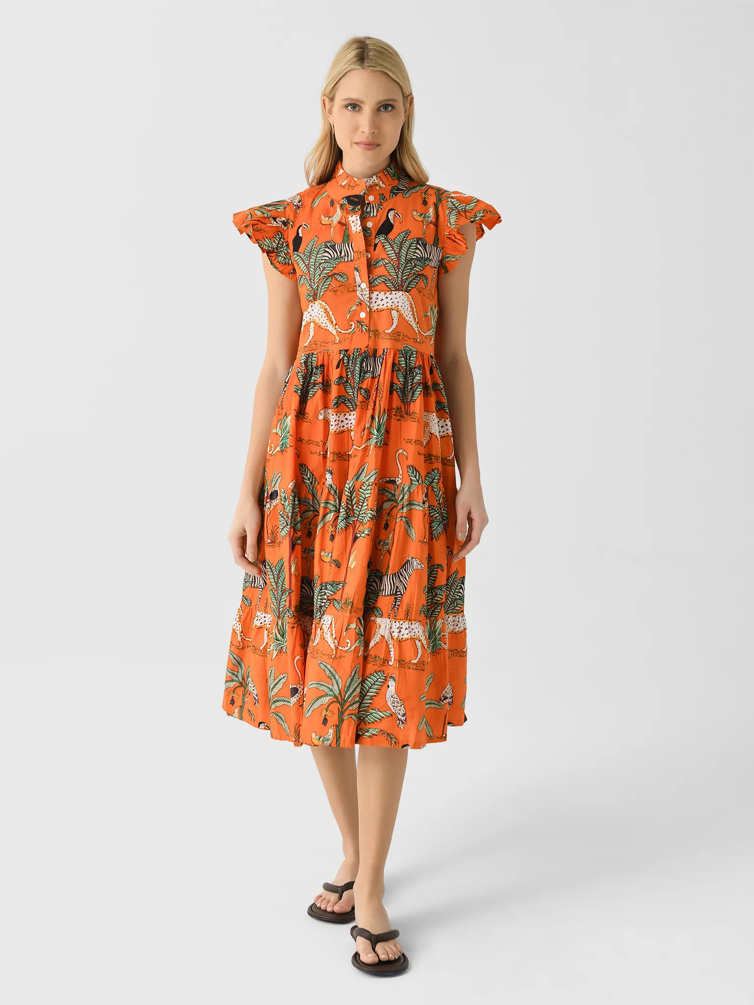 LILBELLE
                      
                     Women's Lou Midi Dress | Saint Bernard