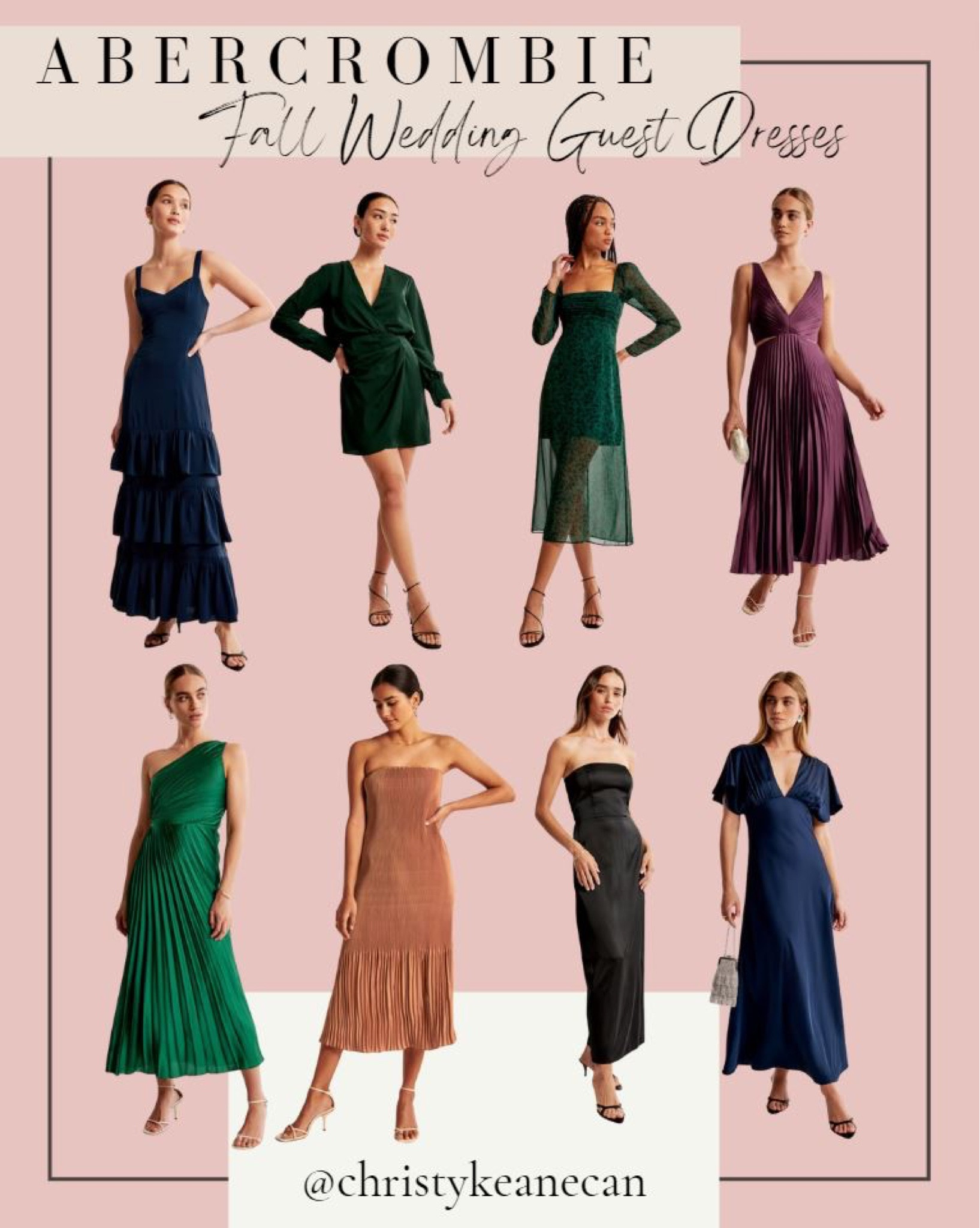 🍁👗 Fall Wedding Chic 🍂✨
Whether you’re a guest or part of the bridal party, I’ve curated the perfect selection of Abercrombie dresses that I’ll have you turning heads at autumn weddings. From rich jewel tones to elegant staple pieces, these dresses are a stylish nod to the season. Check out the website to discover your favorite luck and shop the stunning options for your next fall wedding 💒💕
#FallWeddingFashion #WeddingGuestDress #FallWeddings #JewelTones #LTKWedding

#LTKHoliday #LTKstyletip #LTKfindsunder100