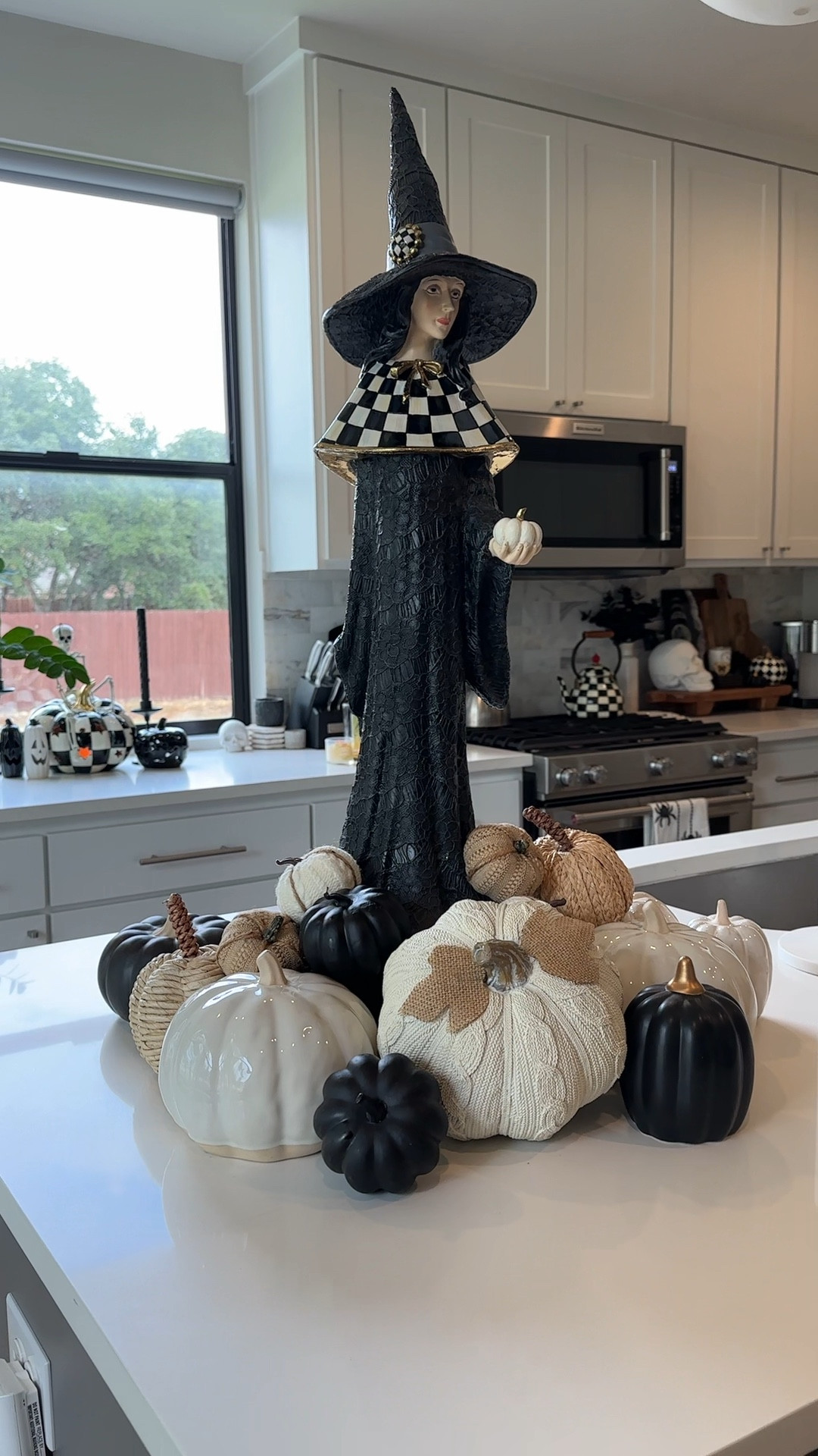 My MacKenzie-Childs witch found her place in the kitchen and she looks amazing!! 🖤

Halloween decor, home decor, fall decor, pumpkin decor

#LTKStyleTip #LTKHome #LTKSeasonal