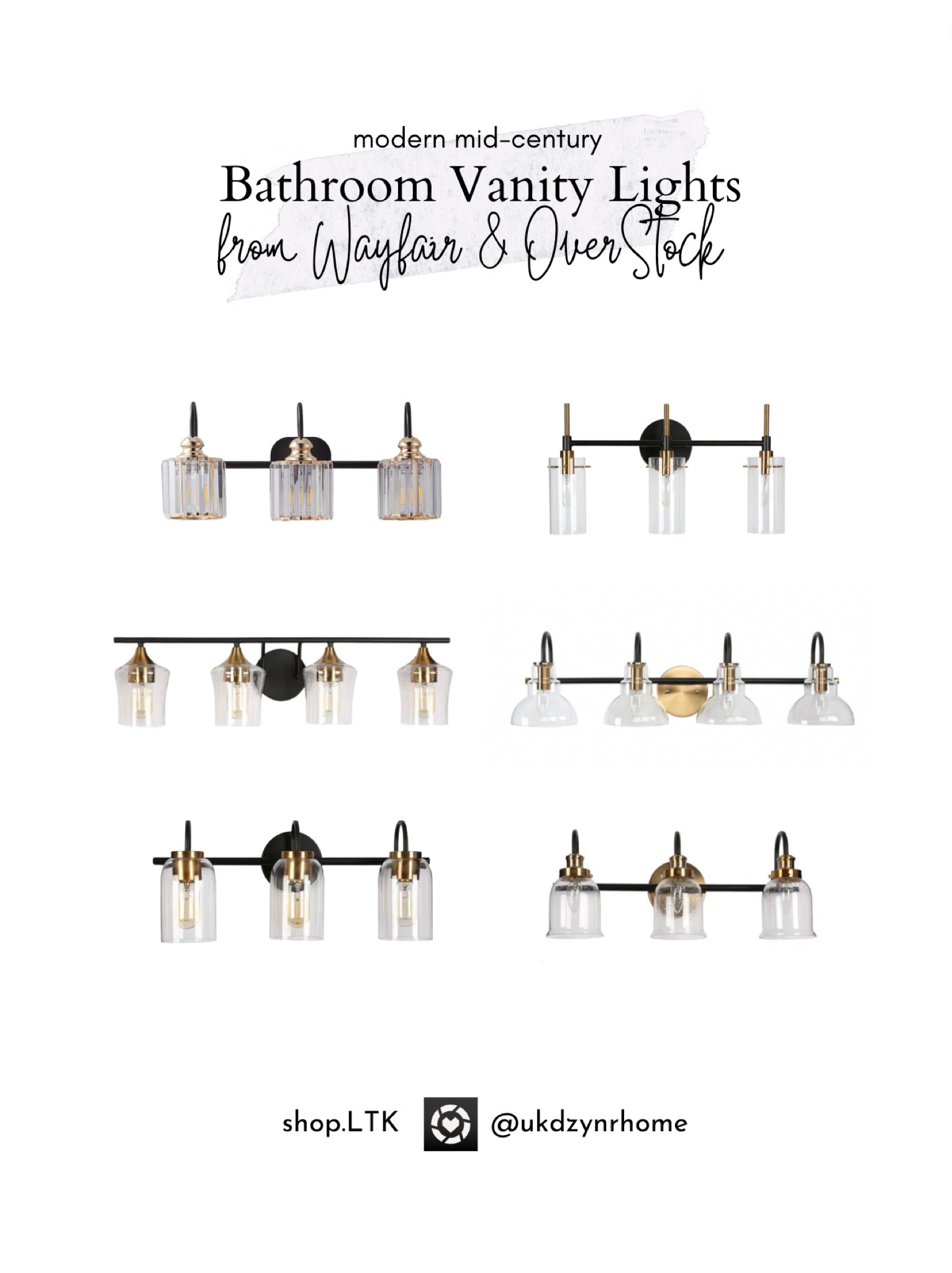 Overstock vanity deals lights