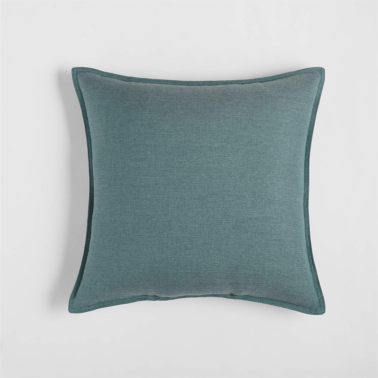 Sunbrella Lagoon Teal 20"x20" Outdoor Pillow + Reviews | Crate & Barrel | Crate & Barrel