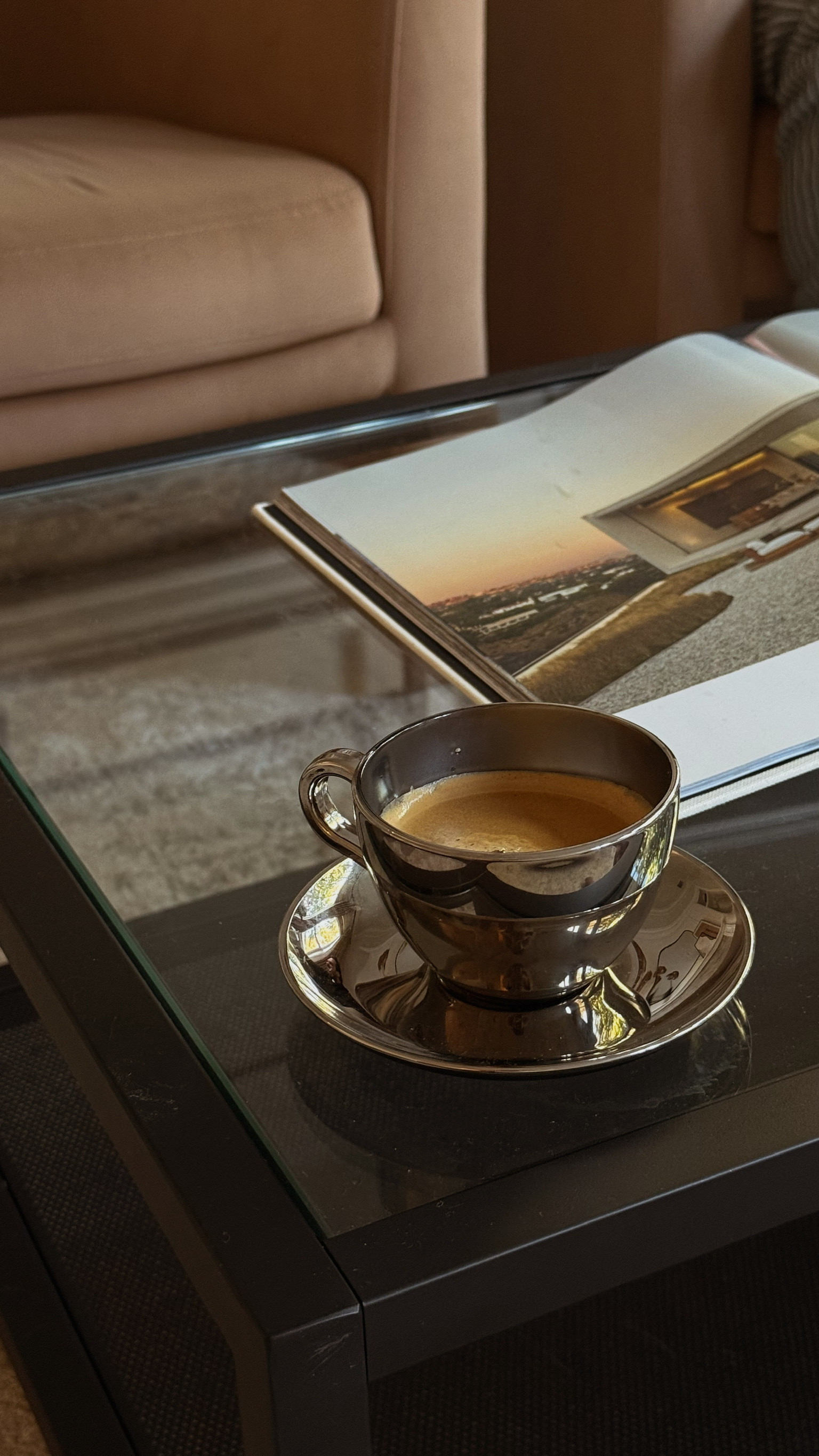 chrome tea cup set 🤍 

 #LTKSeasonal #LTKHome