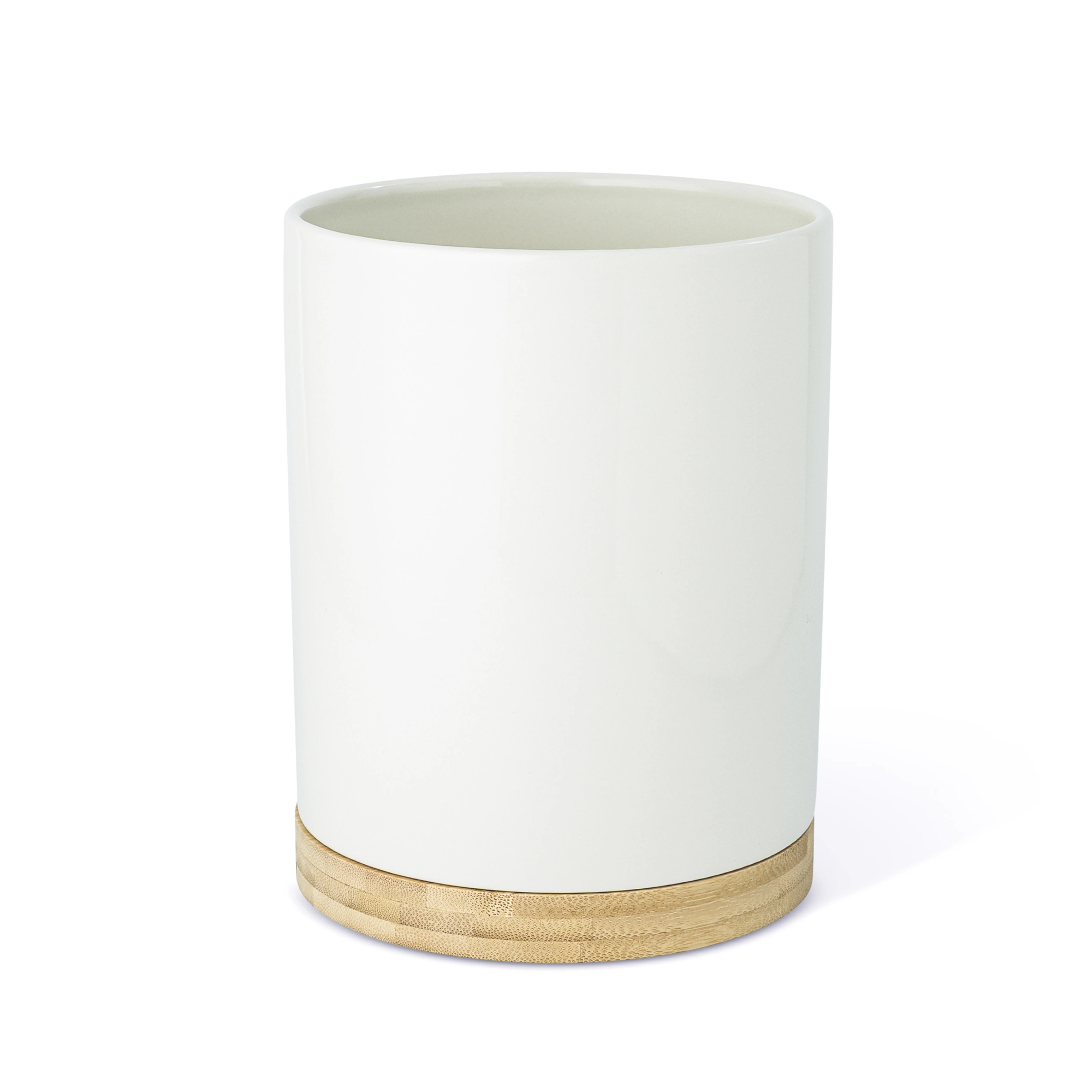 Thyme & Table Modern Ceramic Bamboo Kitchen Utensil Holder - Walmart.com | Walmart (US)