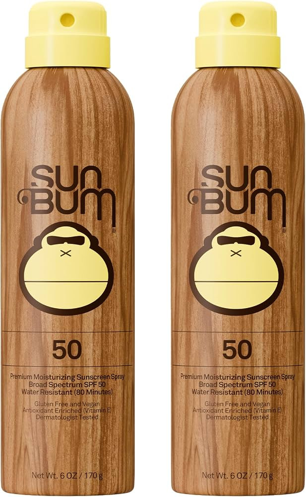Sun Bum Original SPF 50 Sunscreen Body Spray - Broad Spectrum Moisturizing Sunscreen with Vitamin... | Amazon (US)