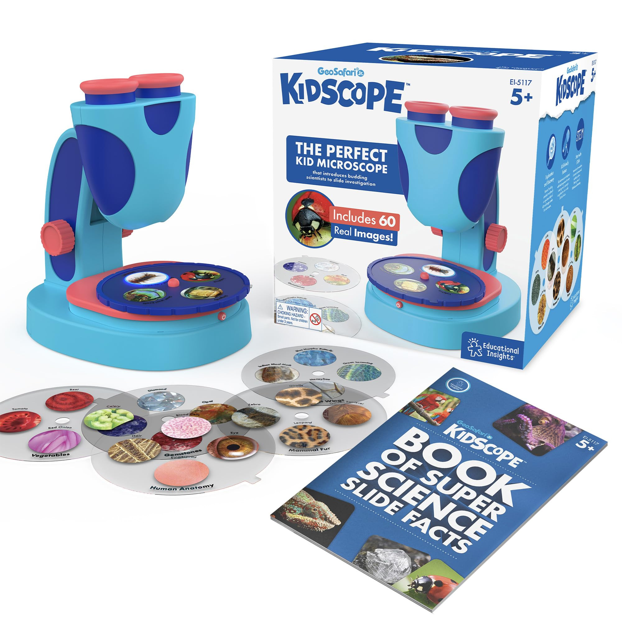 Educational Insights GeoSafari Jr. Kidscope, Kids Microscope, STEM Toy, Easter Basket Stuffers fo... | Amazon (US)