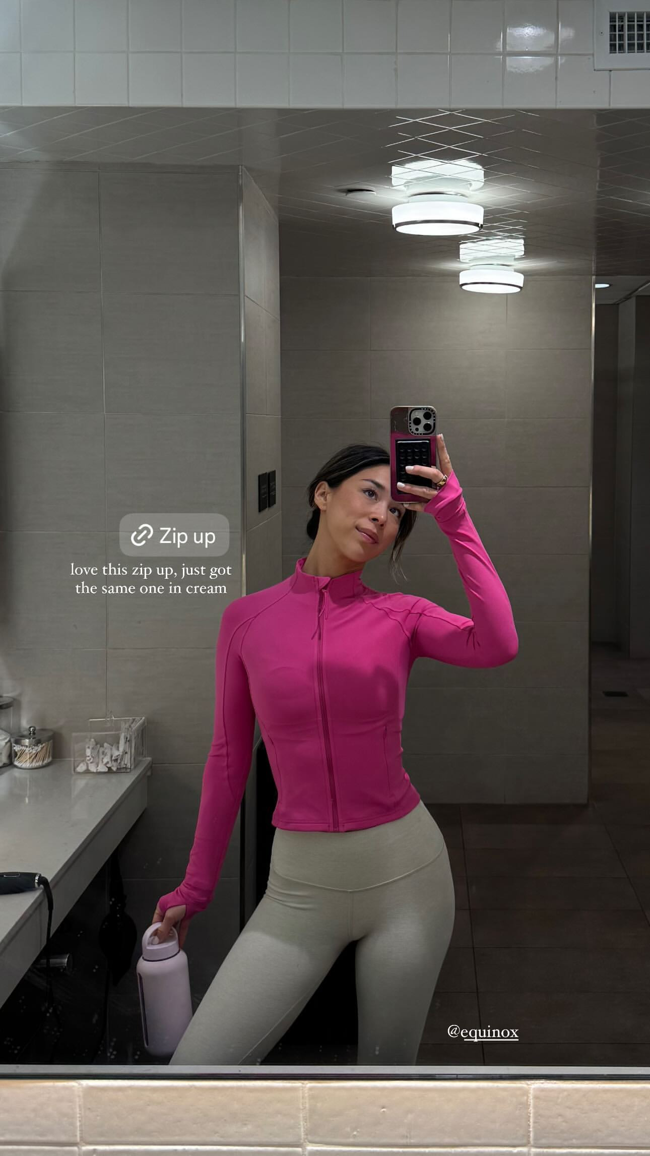 love this zip up, just got the same one in cream & comes in multiple colors! 

 #LTKActive #LTKStyleTip