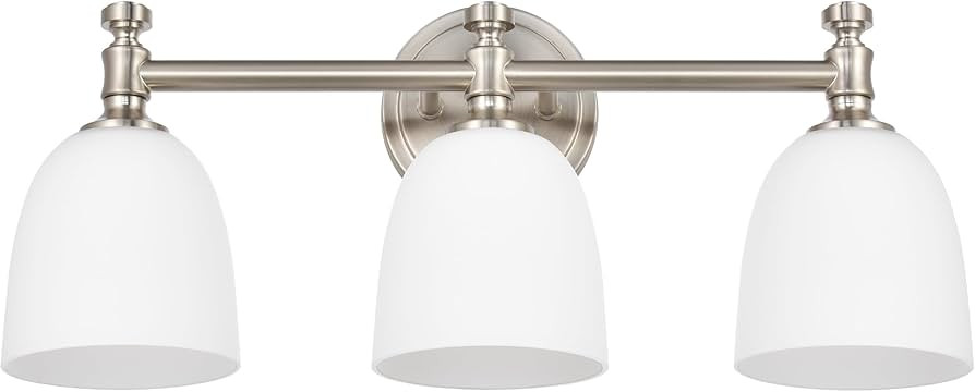 Bathroom Vanity Light, 3-Light Bathroom Light Fixtures Over Mirror, Traditional Vanity Lights for... | Amazon (US)