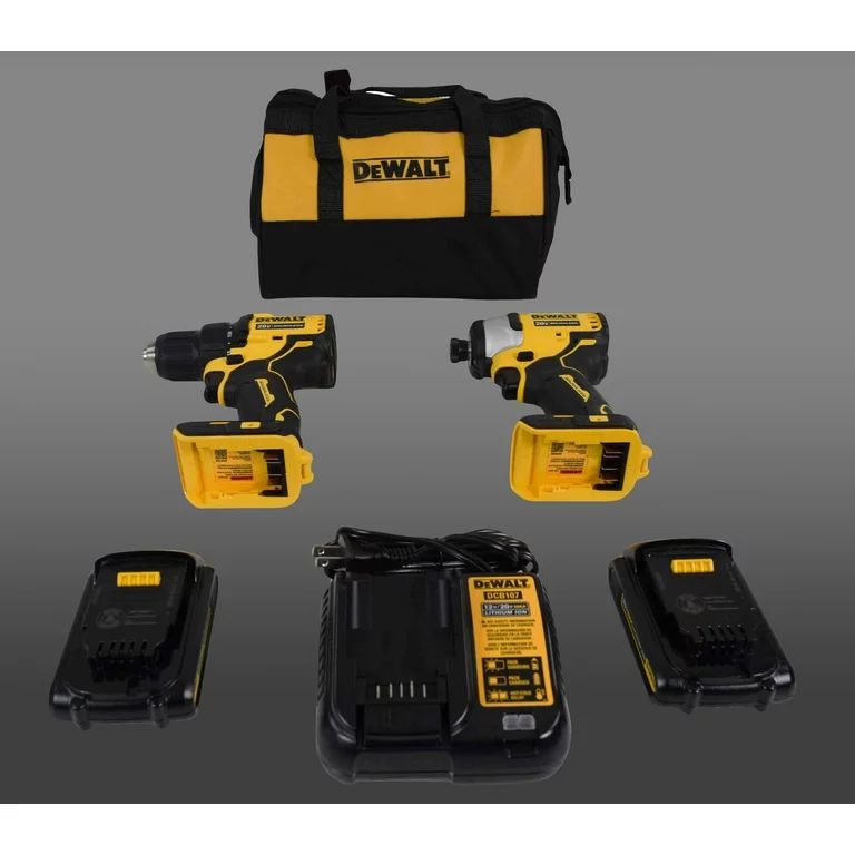 DEWALT Max Brushless Drill and Impact 2-Tool Combo Kit DCK278C2 with (2) Batteries, Charger, & To... | Walmart (US)