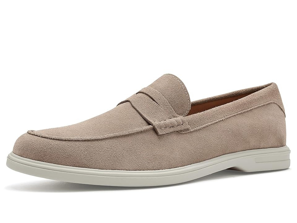 Peter Millar Excursionist Penny Loafer Men's Lace Up Wing Tip Shoes Pebble : 9.5 M, Leather | Zappos