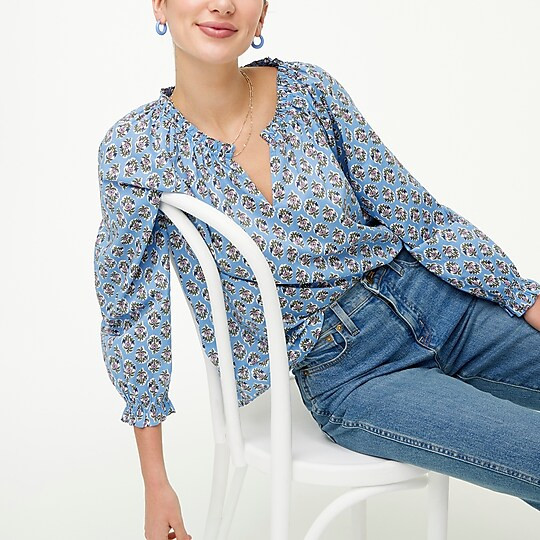 Cotton artist top | J.Crew Factory