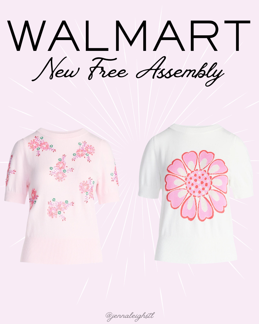 Walmart find, these Free Assembly floral sweaters with puff sleeves are so pretty. From the beaded detail to the lightweight style, they are perfect for adding a feminine touch to your spring outfits. 

 #LTKSeasonal #LTKMidsize