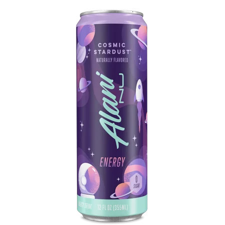 Alani Nu Sugar Free Energy Drink, Cosmic Stardust, 12 fl oz, Can, 200mg Caffeine | Walmart (US)