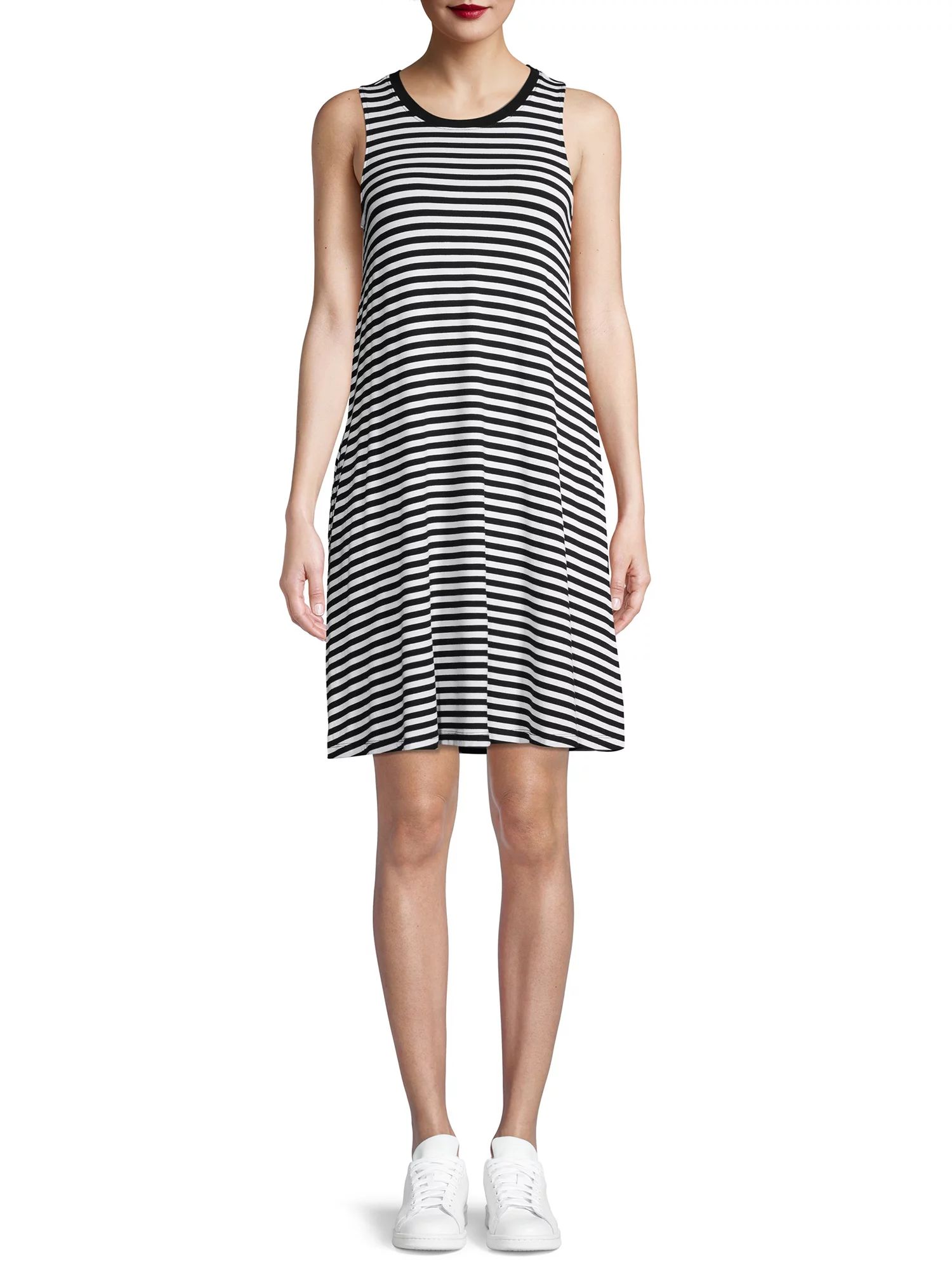 Time and Tru Women's Sleeveless Knit Dress | Walmart (US)