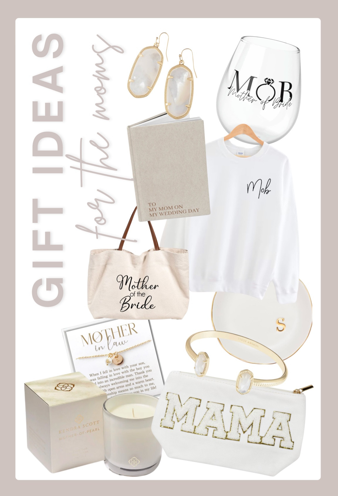 Inspired by Mother’s Day… gifts for the moms!

Mother of the bride | mother of the groom | wedding day gifts | gifts for mom | jewelry for mom | mother of pearl | book for mom | candles | Kendra Scott | mom sweatshirt | ring dish | bracelet | earrings | mom wine glass | mom makeup pouch | mom tote | mother in law #LTKGiftGuide

#LTKBeauty #LTKWedding