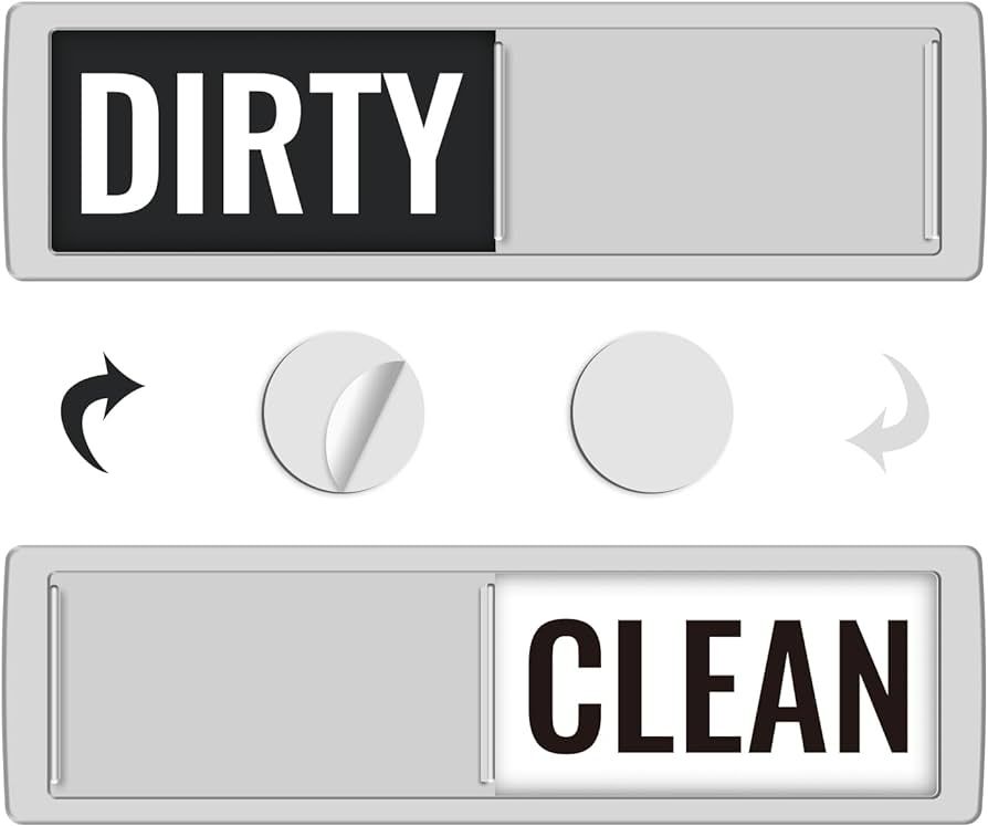 KitchenTour Dishwasher Magnet Clean Dirty Sign, Upgrade Super Strong Clean Dirty Magnet for Dishw... | Amazon (US)