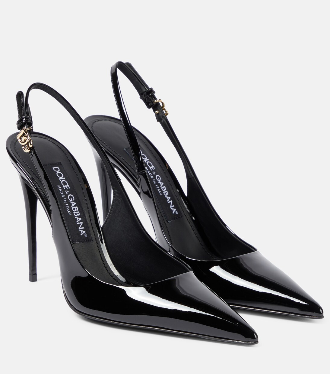 Patent leather slingback pumps | Mytheresa (US/CA)