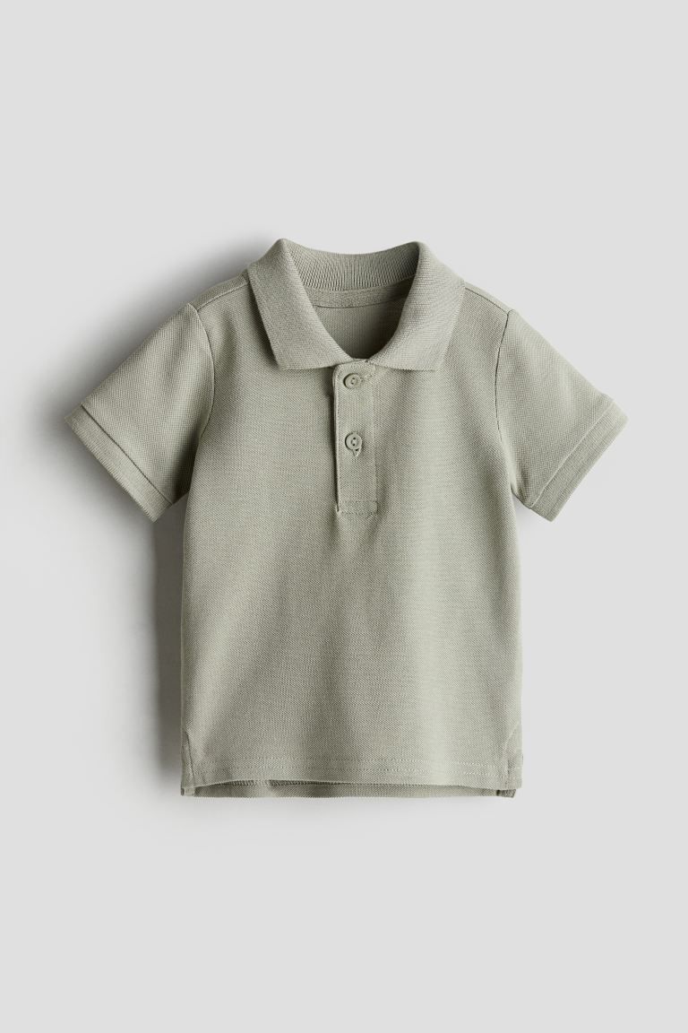 Cotton Pique Polo Shirt | H&M (US + CA)