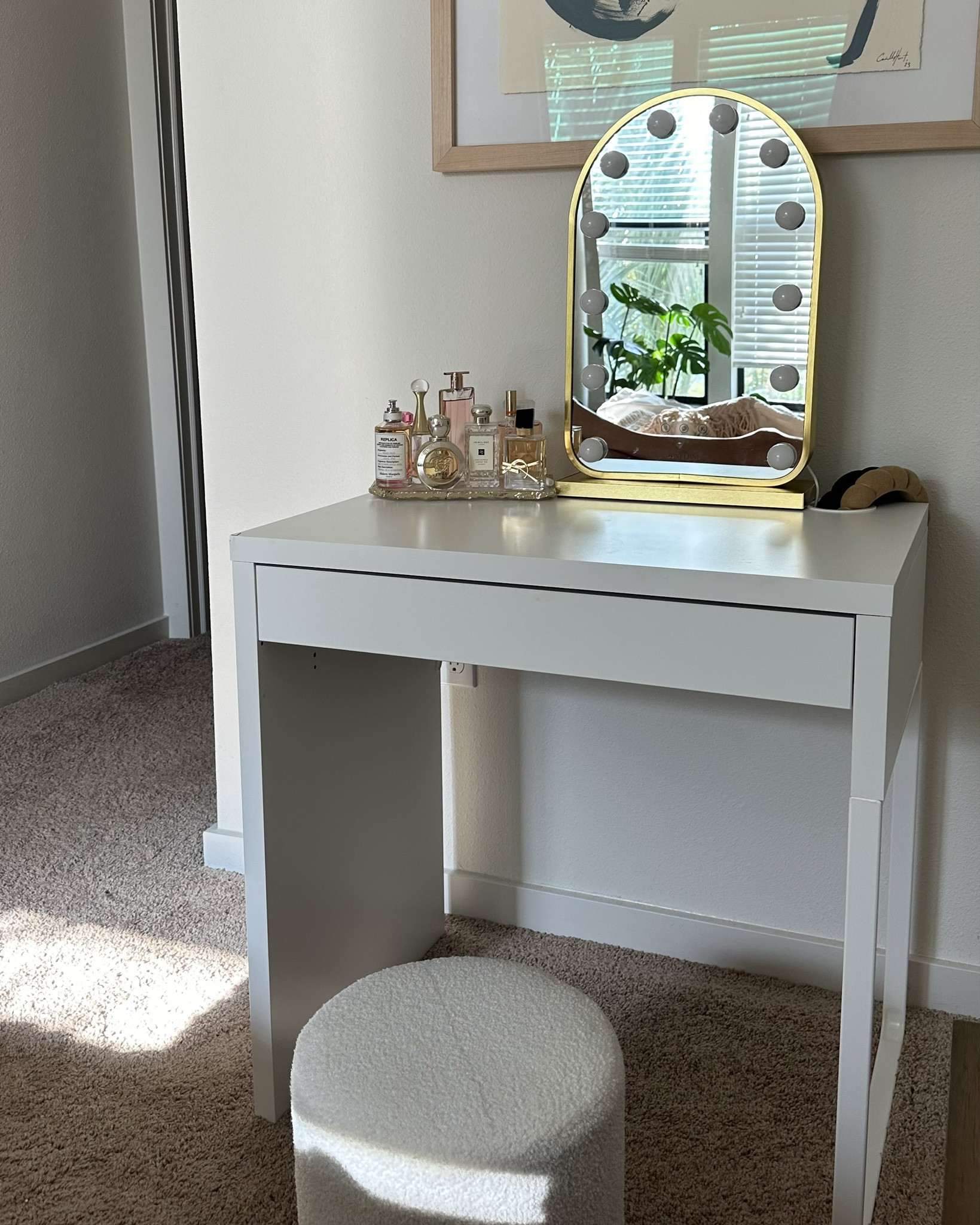 obsessed with my makeup vanity under $200! #makeup #vanity #makeupvanity 

#LTKBeauty #LTKFindsUnder100 #LTKHome