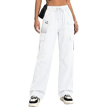 Women's Cargo Pants 28"/30" Lightweight Quick Dry Casual Travel Pant Streetwear for Work Hiking O... | Amazon (US)