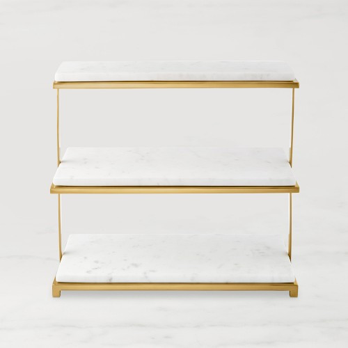 Marble & Brass 3 Tiered Stand | Williams-Sonoma