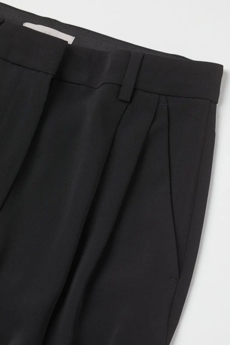 Wide-leg Creased Pants | H&M (US + CA)