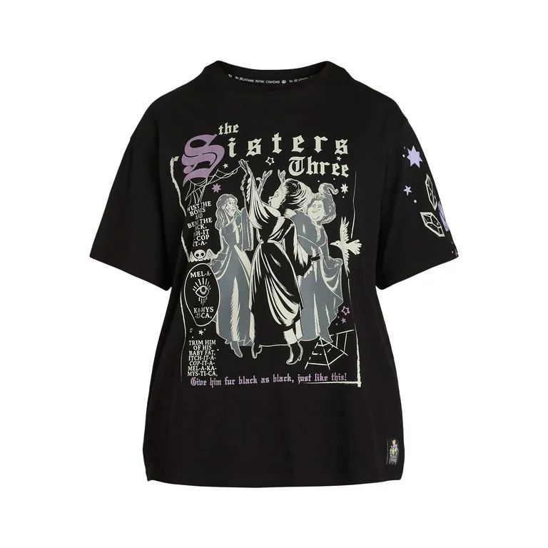 Hocus Pocus Women’s Graphic Print Tee, Sizes XS-XXL - Walmart.com | Walmart (US)