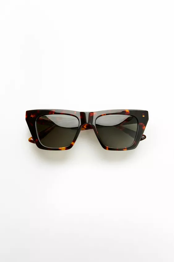 TORTOISESHELL CAT EYE SUNGLASSES | Zara US