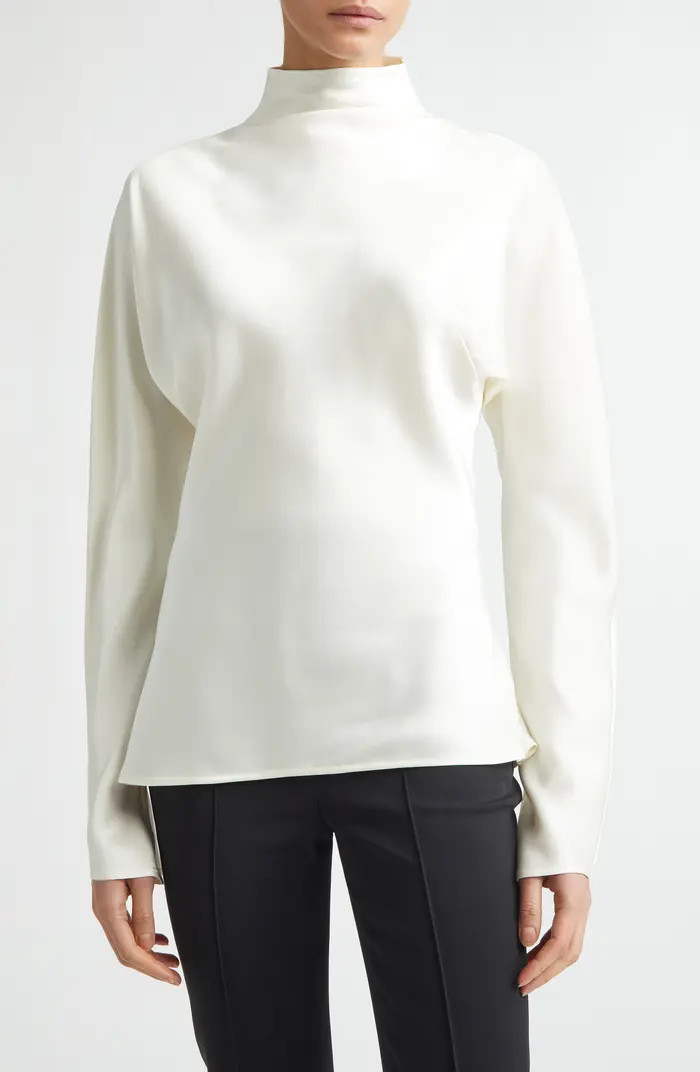 Long Sleeve Satin Top | Nordstrom