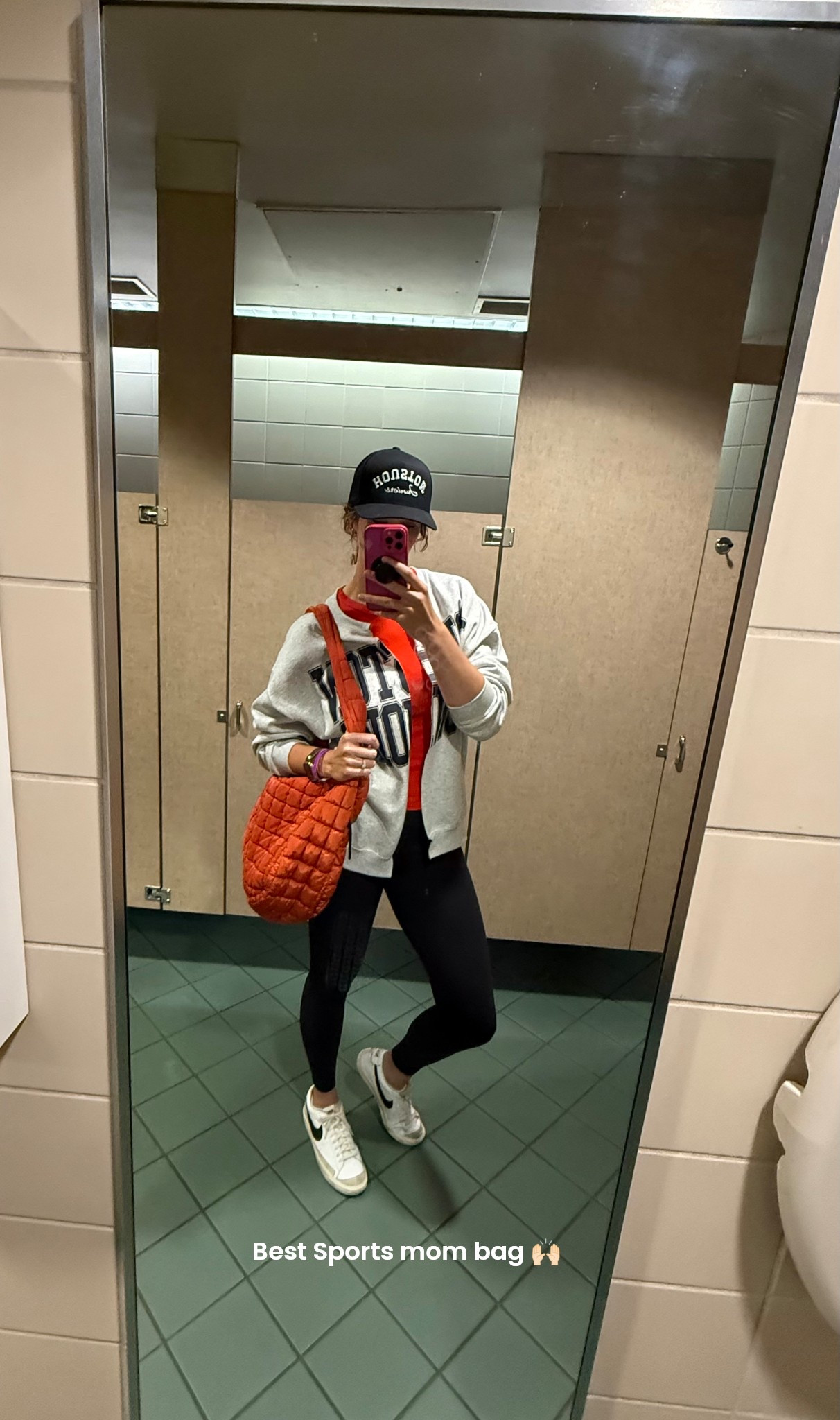 I take this bag with me to alllll the 🏐 tourneys. It’s huge, has so many pockets and so cute! Easy to wash too 

#LTKTravel #LTKootd #LTKFindsUnder100