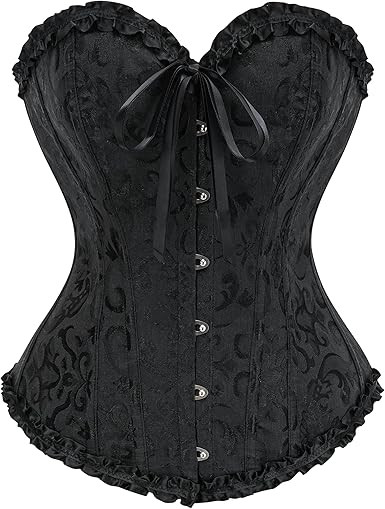 SZIVYSHI Corset Tops for Women, Bustier Shapewear Lingerie, Lace Waist Push Up Bodysuit | Amazon (US)